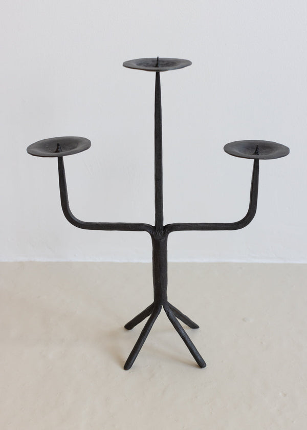 WROUGHT IRON CANDELABRA