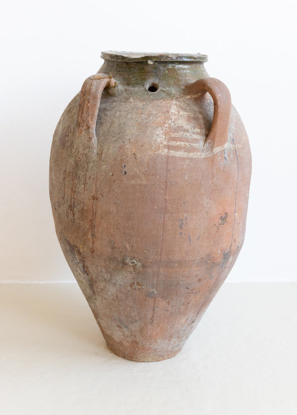 EXTRA LARGE ANTIQUE OLIVE POT