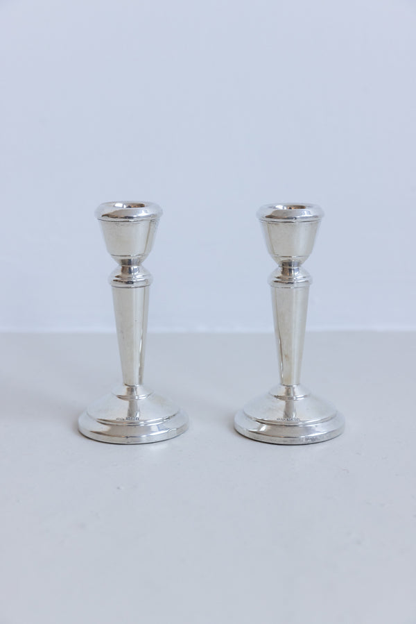 SILVER CANDLESTICKS