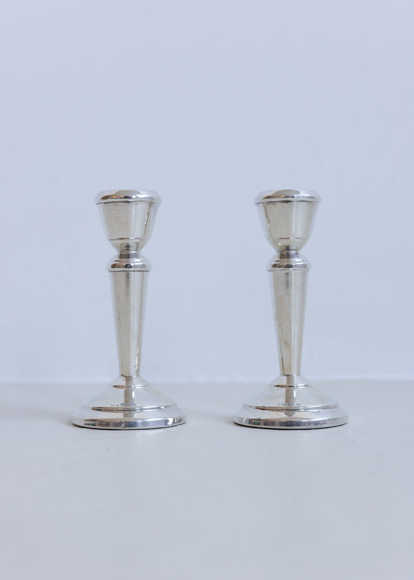 SILVER CANDLESTICKS